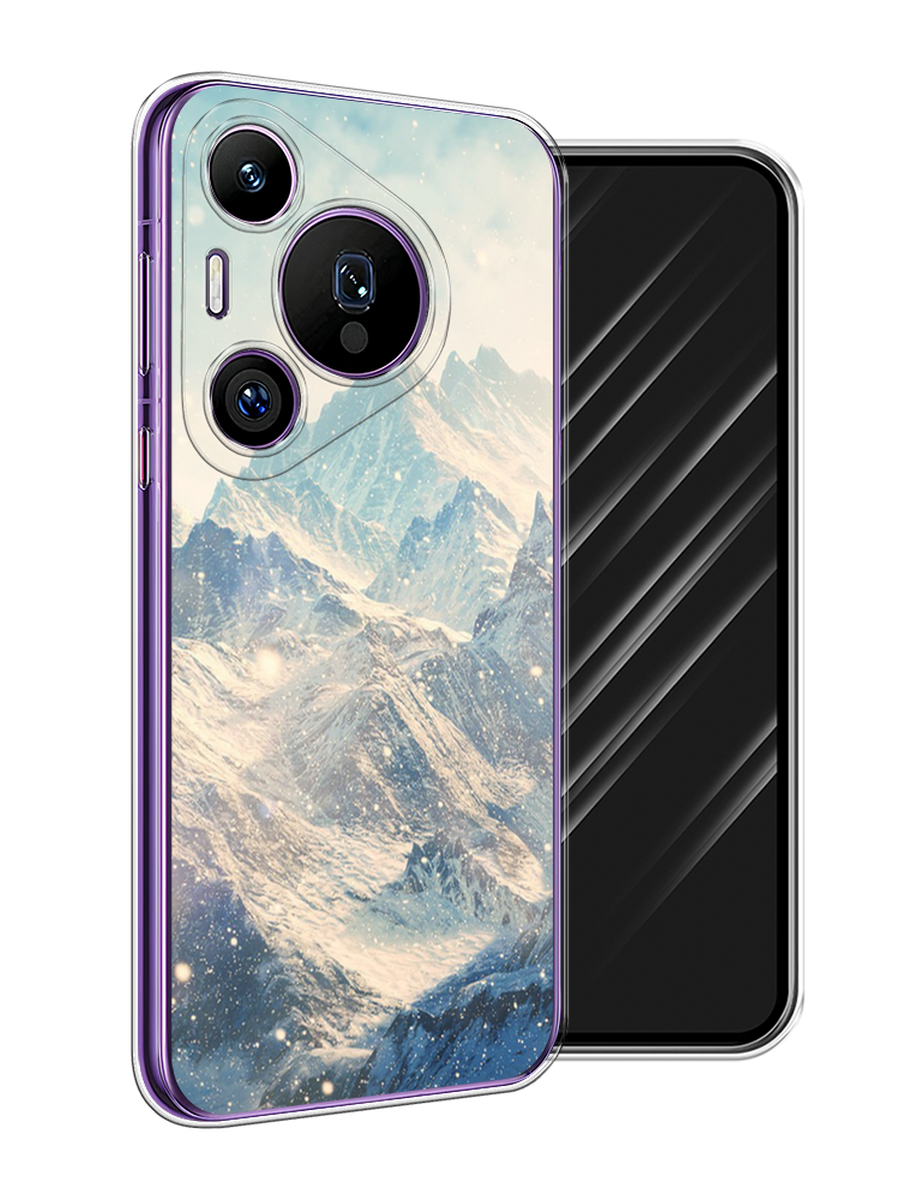 

Чехол Awog на Huawei Pura 70 Pro/70 Pro Plus "Горы 4", Бирюзовый, 6124150-1