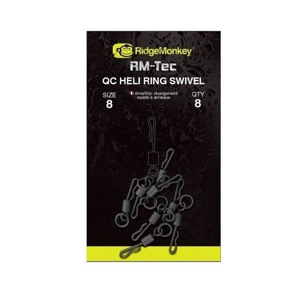 

Вертлюг быстросьемный с кольцом Ridge Monkey Quick Change Heli Ring Swivel Size 11
