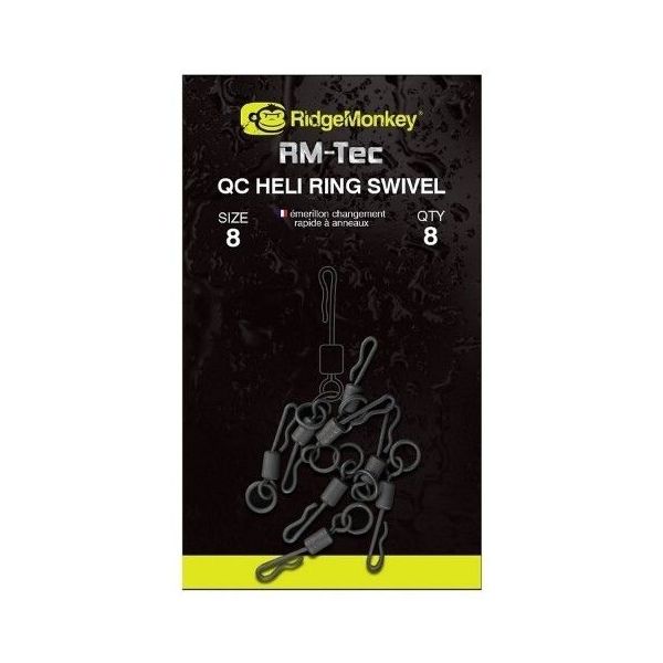 

Вертлюг быстросьемный с кольцом Ridge Monkey Quick Change Heli Ring Swivel Size 8