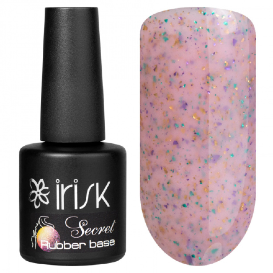 

База каучуковая IRISK с шиммером Shimmer Rubber Base 23 Secret, 10 мл, Shimmer