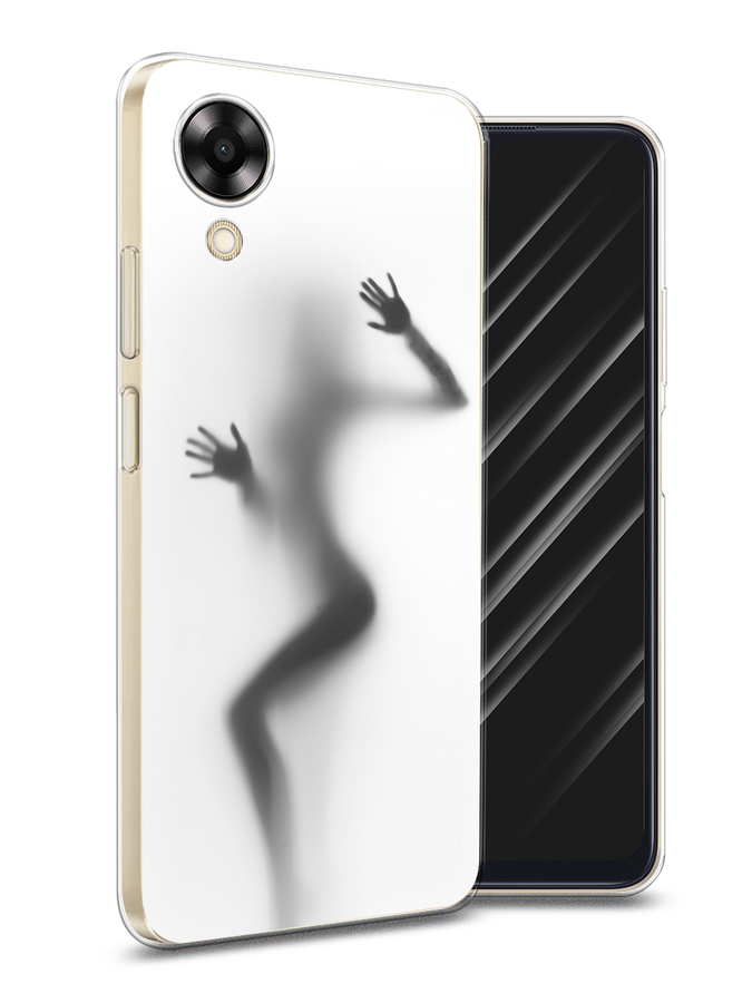 

Чехол Awog на Oppo A17K "Девушка в душе", Серый;белый;черный, 2512850-7