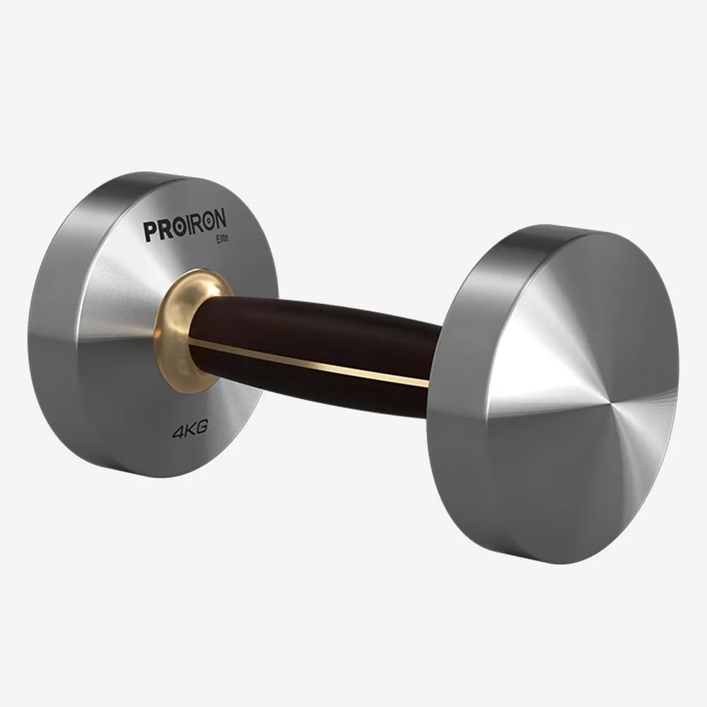 

Гантель PROIRON 4 кг сталь и черное дерево, PRO-СЧ
