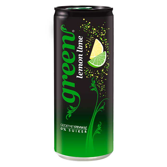 Напиток Green Cola сильногазированный, без сахара, лимон и лайм, 330 мл