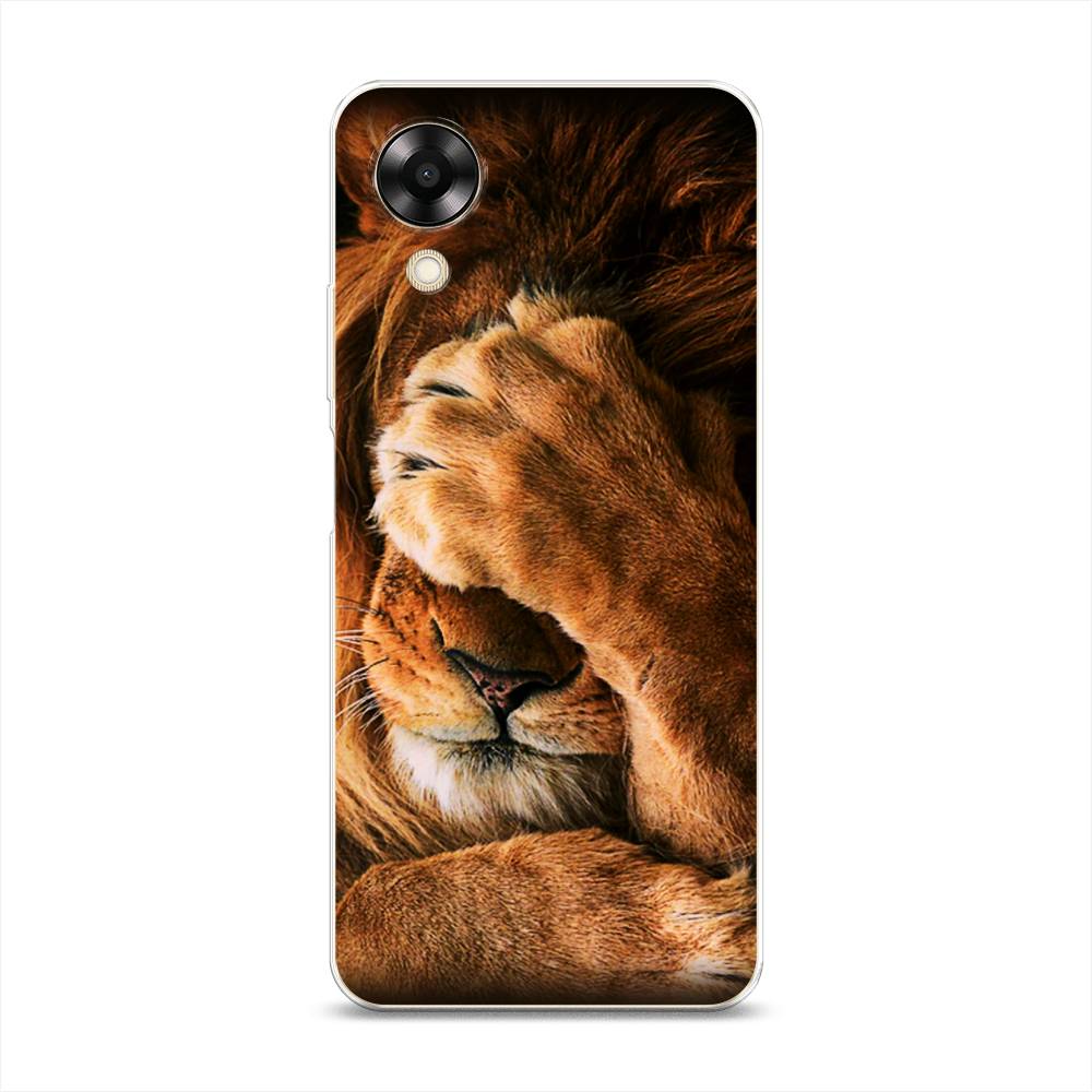 

Чехол Awog на Oppo A17K "Львиный стыд", Коричневый;черный, 2512850-1
