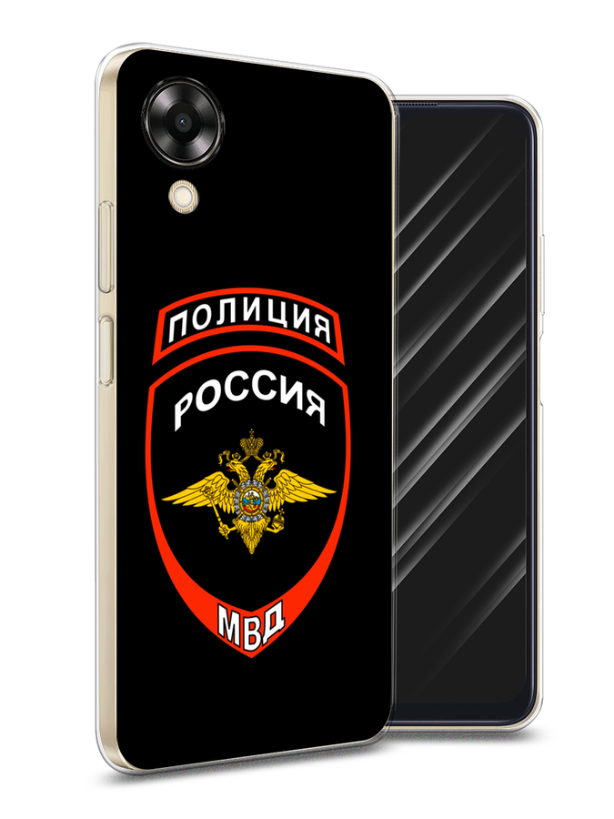 

Чехол Awog на Oppo A17K "Полиция шеврон", Черный;красный;белый, 2512850-5