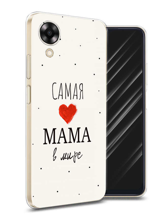 

Чехол Awog на Oppo A17K "Самая любимая мама", Красный;черный;бежевый, 2512850-6