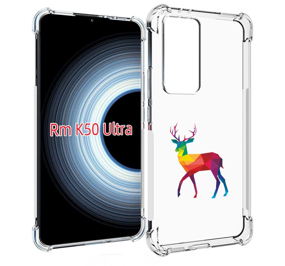 

Чехол MyPads геометрический олень для Xiaomi 12T / Redmi K50 Ultra, Прозрачный, Tocco