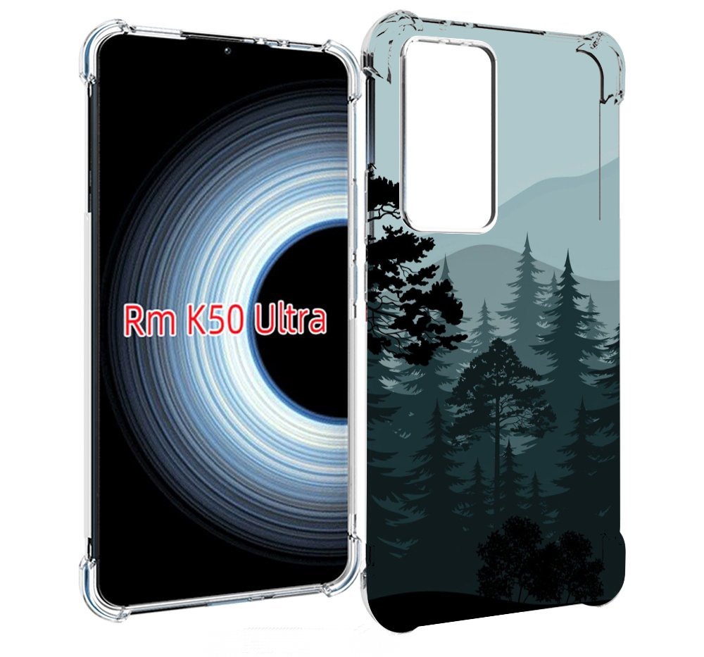 

Чехол MyPads темный лесочек для Xiaomi 12T / Redmi K50 Ultra, Прозрачный, Tocco