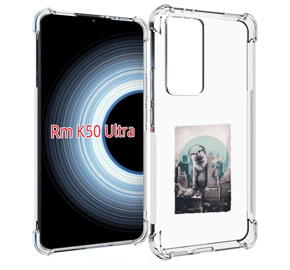 

Чехол MyPads выдра в городе для Xiaomi 12T / Redmi K50 Ultra, Прозрачный, Tocco