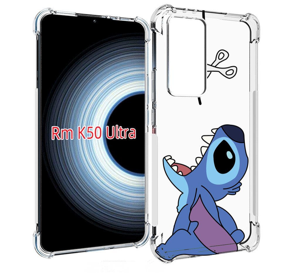 

Чехол MyPads стич-с-ножницами для Xiaomi 12T / Redmi K50 Ultra, Прозрачный, Tocco