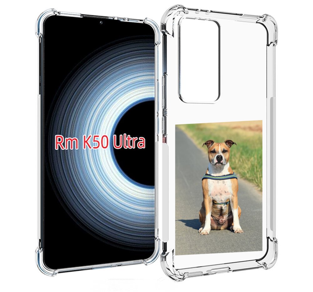 

Чехол MyPads стаффорд терьер для Xiaomi 12T / Redmi K50 Ultra, Прозрачный, Tocco