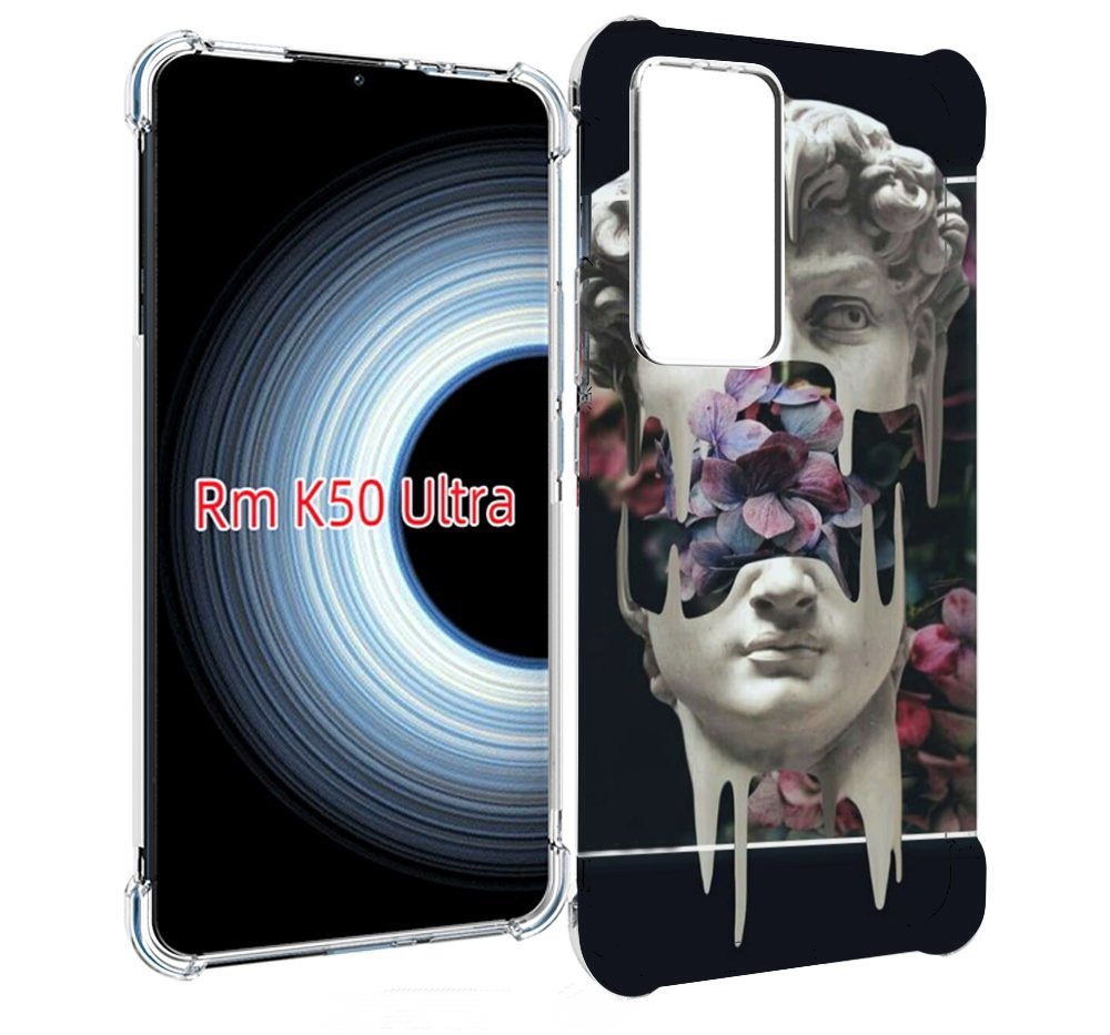 

Чехол MyPads статуя-с-цветами-внутри для Xiaomi 12T / Redmi K50 Ultra, Прозрачный, Tocco