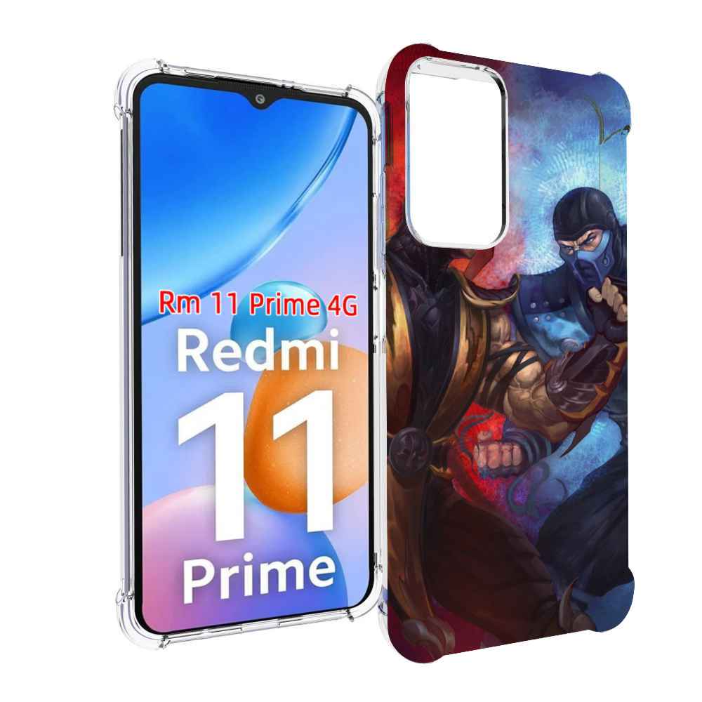 

Чехол MyPads Mortal Kombat art для Xiaomi Redmi 11 Prime 4G, Прозрачный, Tocco