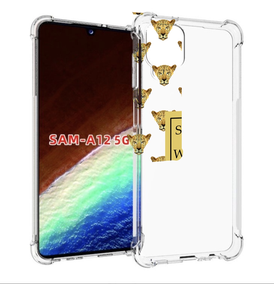 

Чехол MyPads леопард-вайлд для Samsung Galaxy A12 (SM-A125F) 2020/21/A12 Nacho SM-A127F, Прозрачный, Tocco