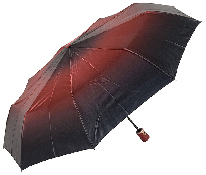 фото Зонт женский rain lucky 717-lcp бордовый