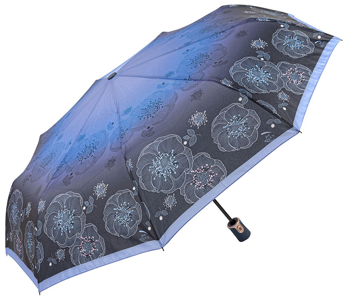 фото Зонт женский rain lucky 711-lcp синий