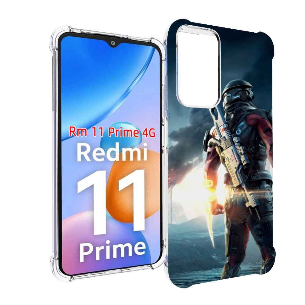 Чехол MyPads Mass Effect Andromeda Ryder для Xiaomi Redmi 11 Prime 4G