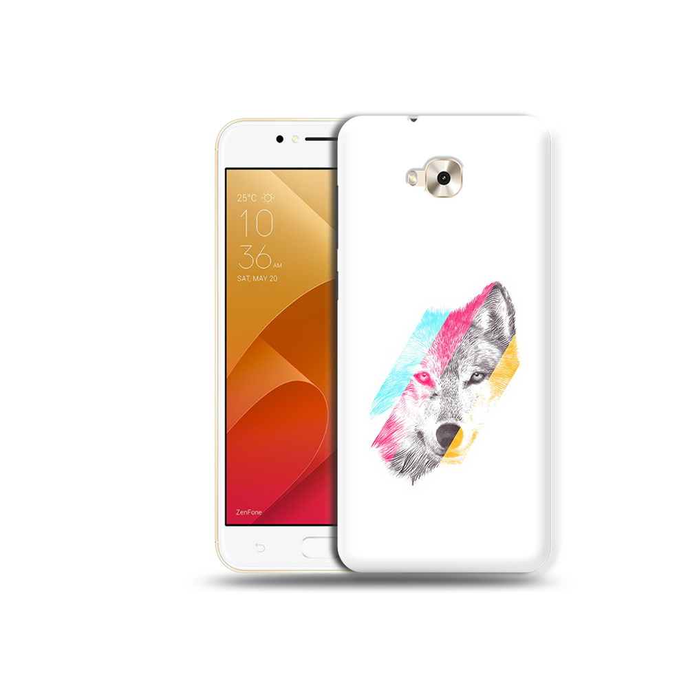 

Чехол MyPads Tocco для Asus ZenFone Live (ZB501KL) волк градиент (PT109094.653.268), Tocco