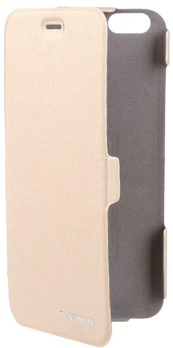 

Флип-кейс iPhone 6/6S Ultraslim Platinum полиуретан Gold, Золотистый