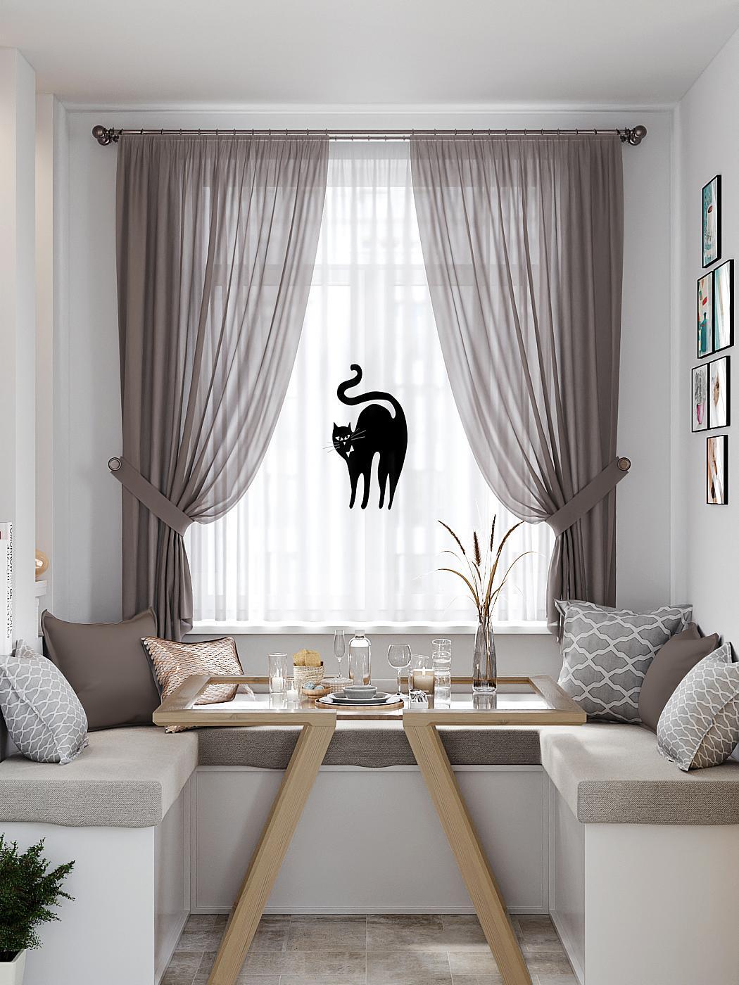 

Комплекты штор AT HOME Нерфиронс высота 180 см, ширина 145 см, Белый, 550446
