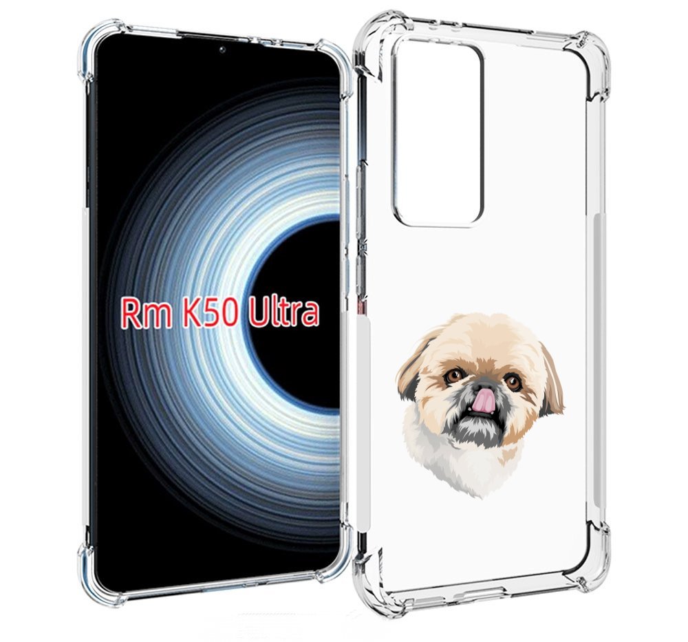 

Чехол MyPads собачка-с-язычком для Xiaomi 12T / Redmi K50 Ultra, Прозрачный, Tocco
