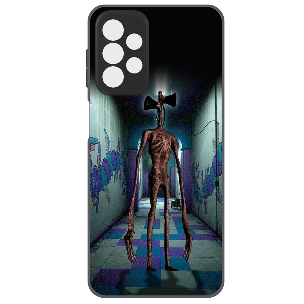 

Чехол-накладка Софт Хаги Ваги - Сиреноголовый для Samsung Galaxy A23 (A235), Черный