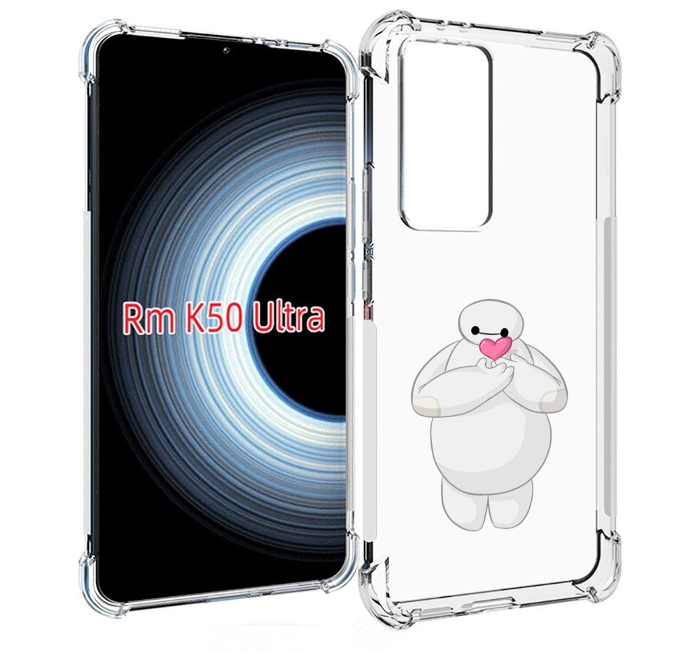 

Чехол MyPads снеговик-с-сердечком для Xiaomi 12T / Redmi K50 Ultra, Прозрачный, Tocco