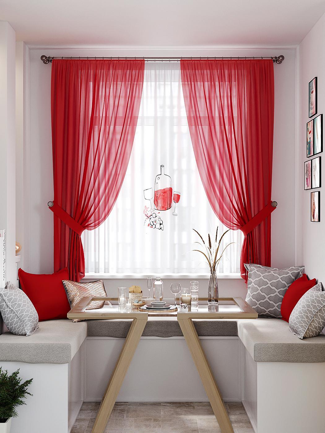 

Комплекты штор AT HOME Лимронтис высота 180 см, ширина 145 см, Белый, 550325