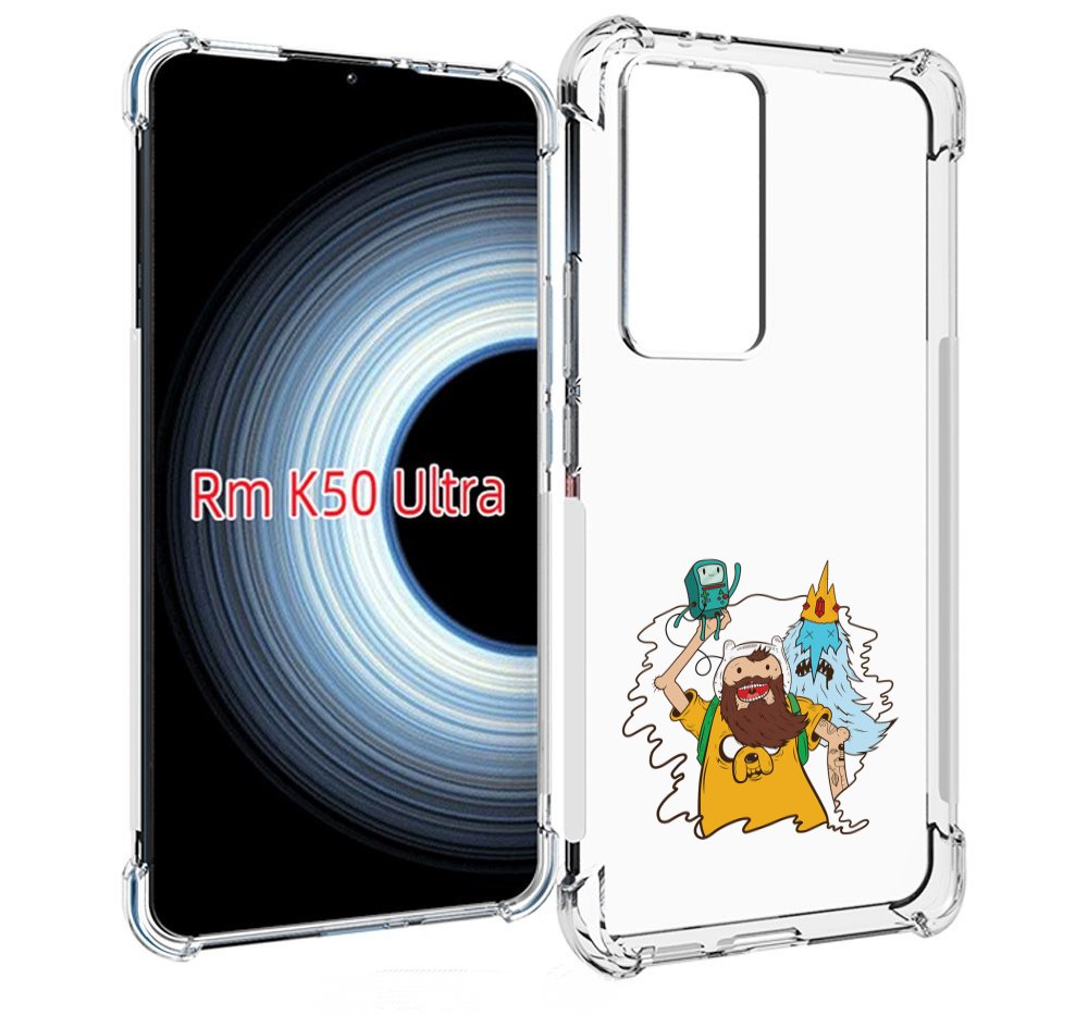 

Чехол MyPads время приключений старый Финн для Xiaomi 12T / Redmi K50 Ultra, Прозрачный, Tocco