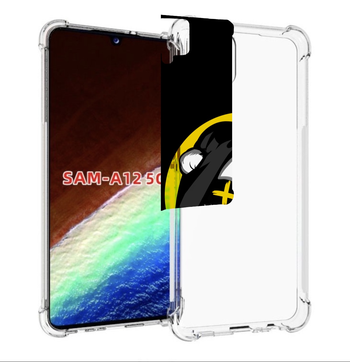 Чехол MyPads крутая пандочка ок для Samsung Galaxy A12 (SM-A125F) 2020/21
