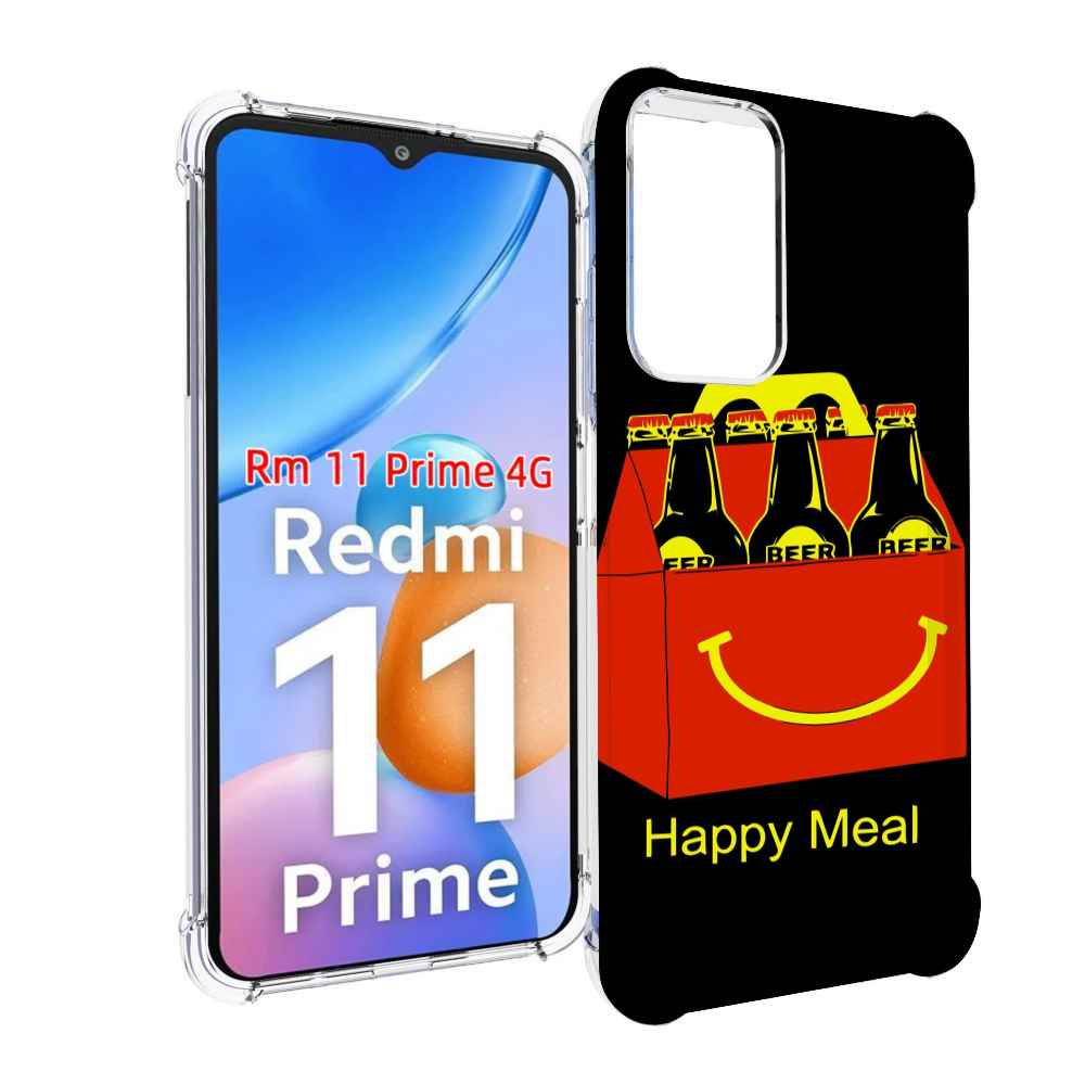 

Чехол MyPads Happy Meal для Xiaomi Redmi 11 Prime 4G, Прозрачный, Tocco