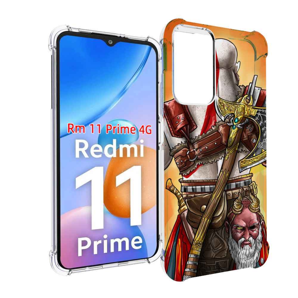 Чехол MyPads God of War для Xiaomi Redmi 11 Prime 4G