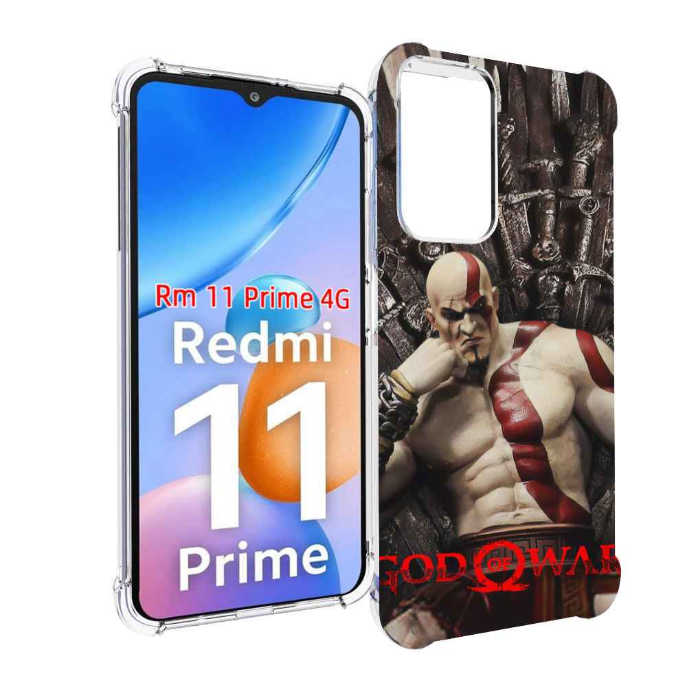 

Чехол MyPads God of War Кратос для Xiaomi Redmi 11 Prime 4G, Прозрачный, Tocco