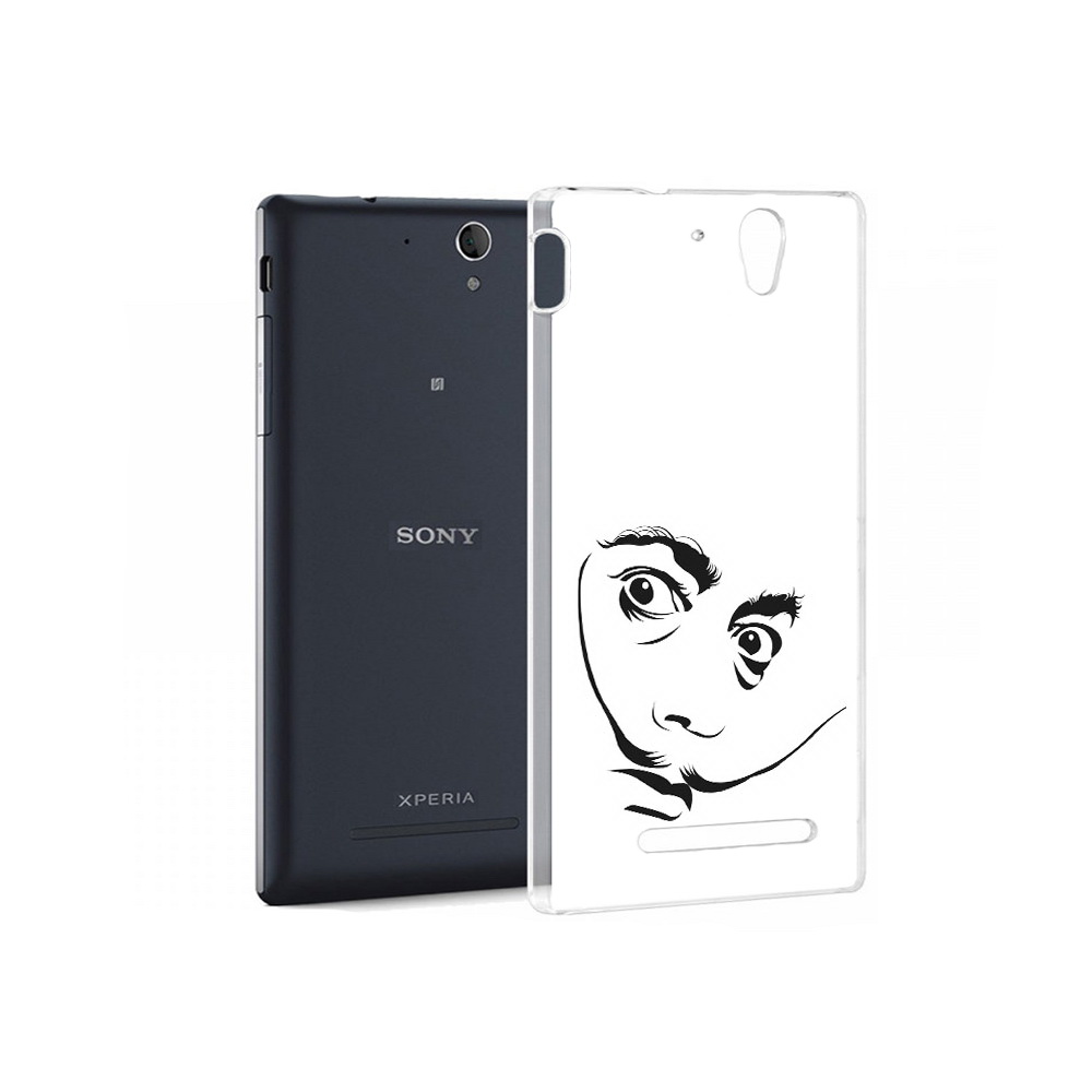 

Чехол MyPads Tocco для Sony Xperia C5 Ultra мужчина с длинными усами (PT16261.253.487), Прозрачный, Tocco