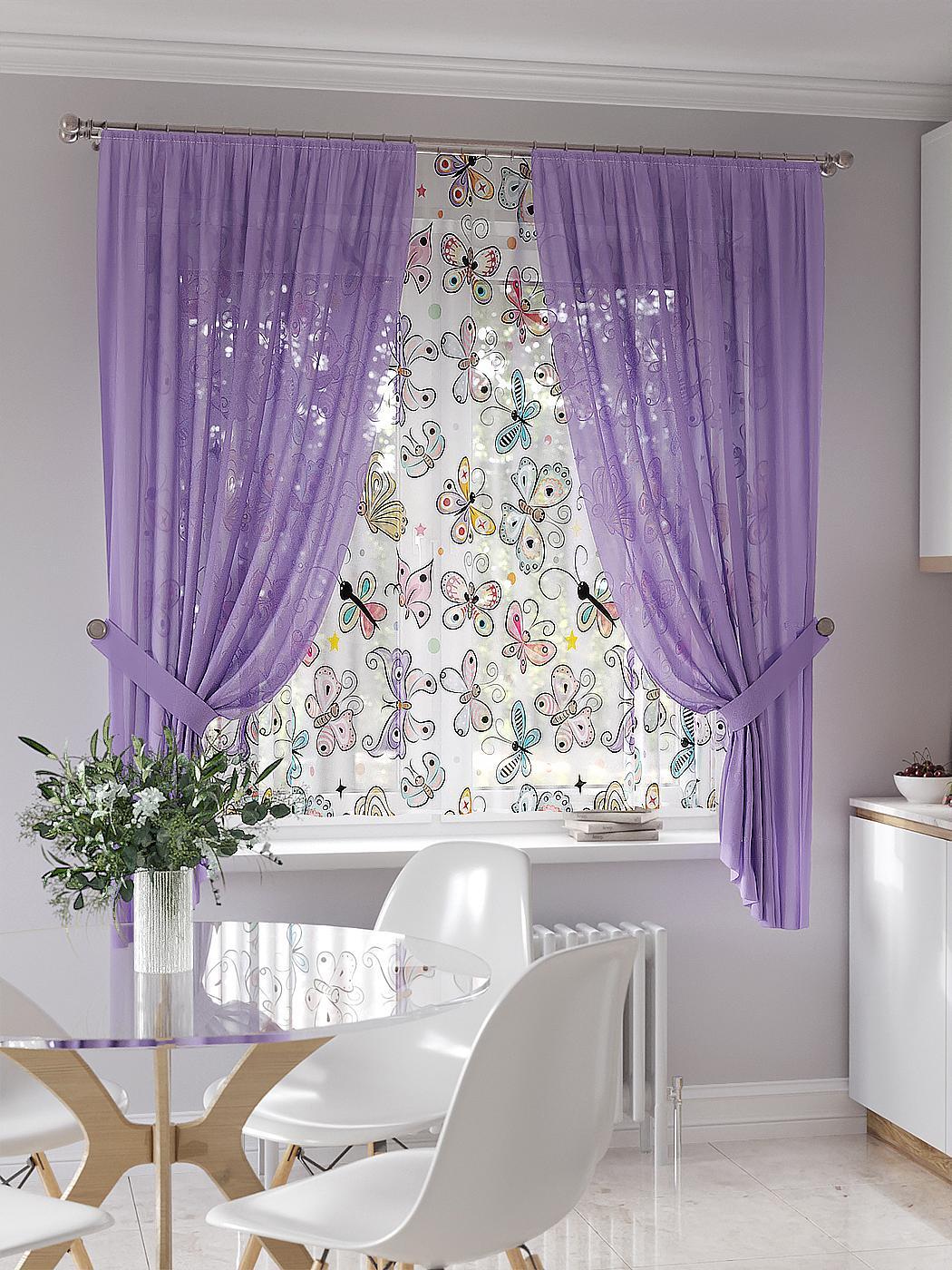 

Комплекты штор AT HOME Лернигвен высота 180 см, ширина 145 см, Белый, 550178