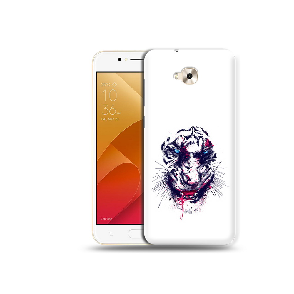 

Чехол MyPads Tocco для Asus ZenFone Live (ZB501KL) безумный тигр (PT109094.653.228), Tocco