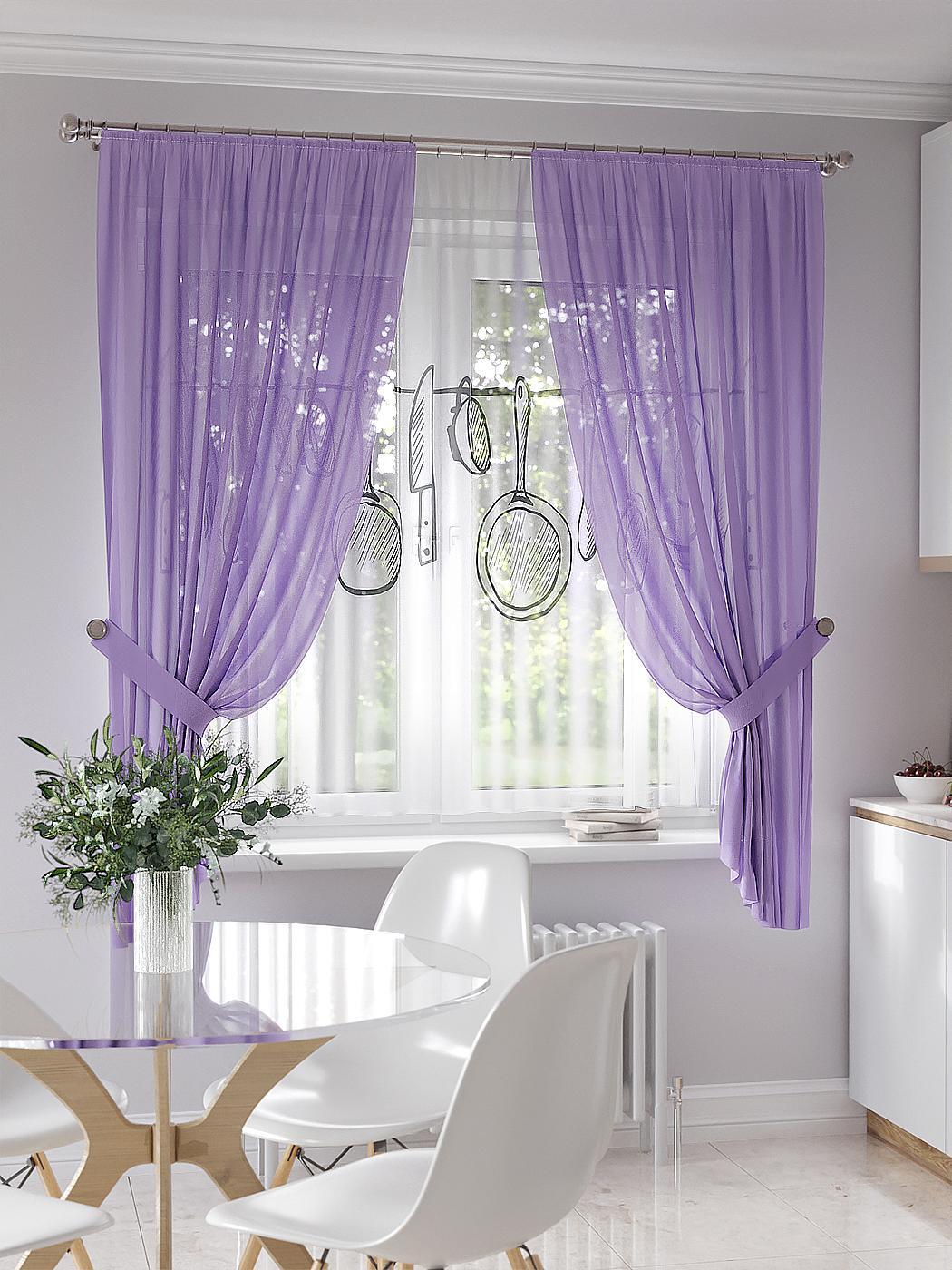 

Комплекты штор AT HOME Ферминсен высота 180 см, ширина 145 см, Белый, 550170