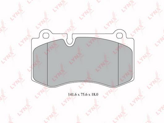 

Тормозные колодки LYNXauto дисковые BD5349