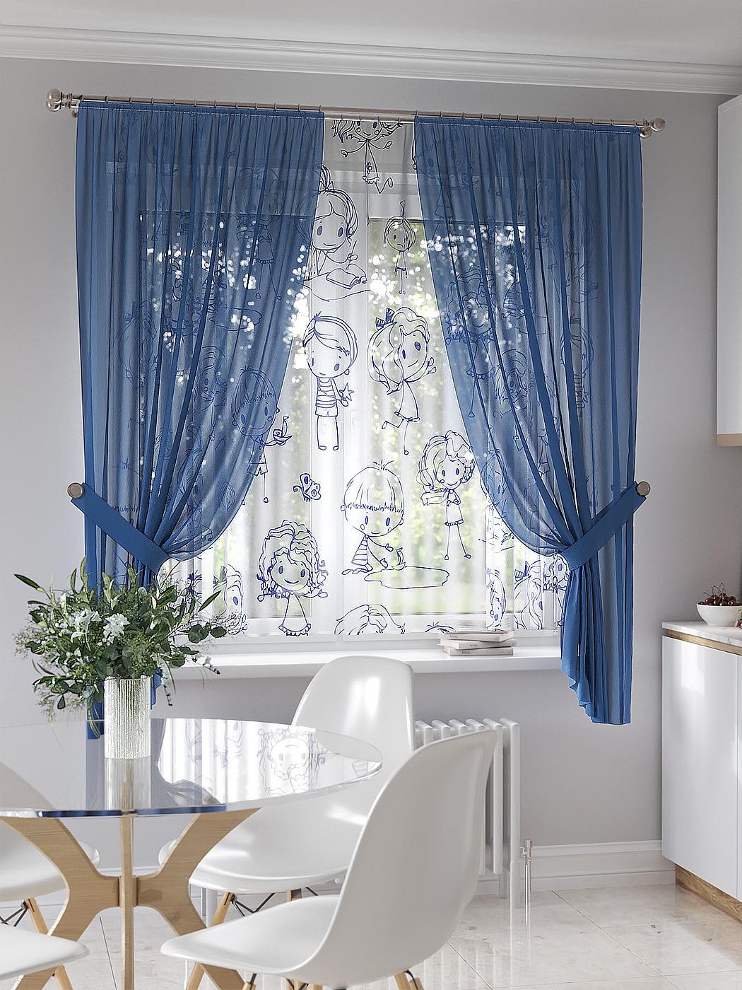 

Комплекты штор AT HOME Мониквенс высота 180 см, ширина 145 см, Белый, 550158