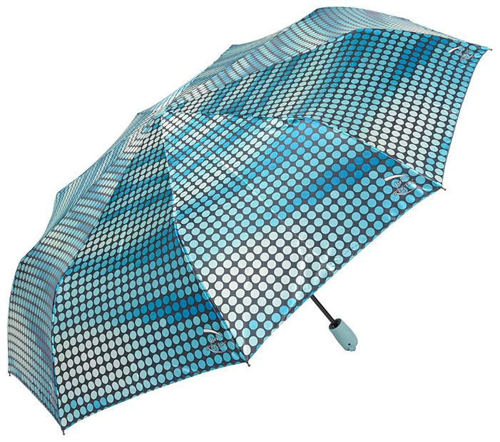 Зонт складной женский автоматический frei Regen 2016 FCS голубой