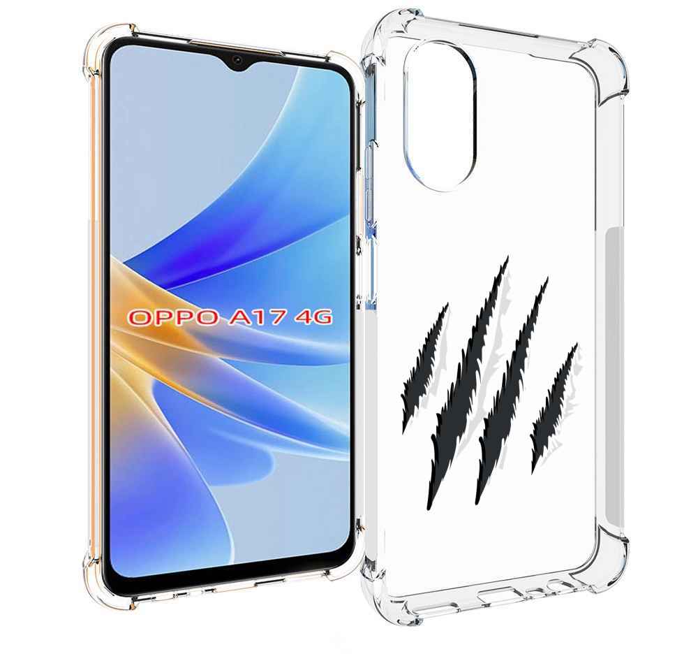 

Чехол MyPads след-когтей для OPPO A17, Прозрачный, Tocco