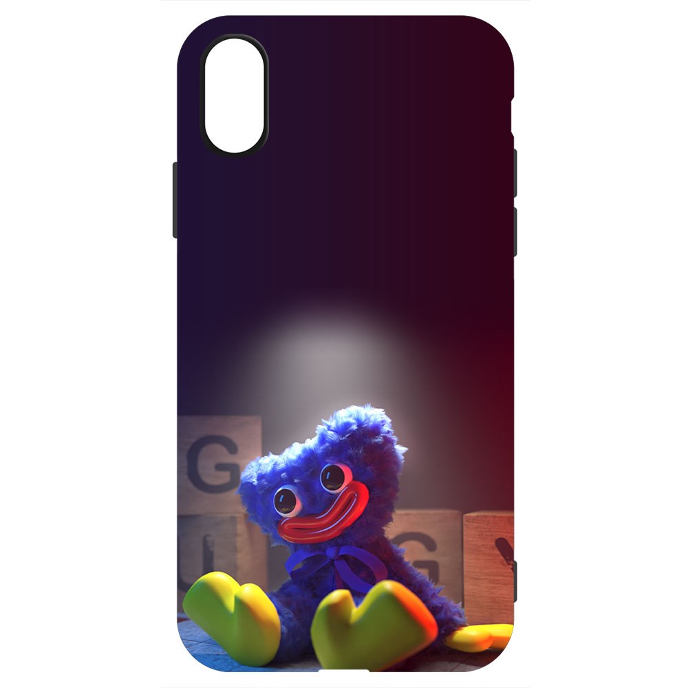 

Чехол-накладка Софт Хаги Ваги игрушка для iPhone X/Xs, Черный