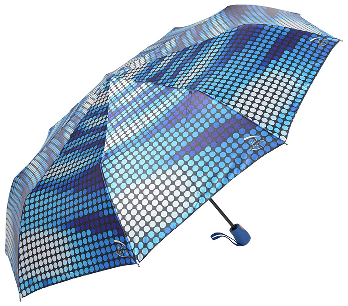 Зонт складной женский автоматический frei Regen 2016 FCS синий