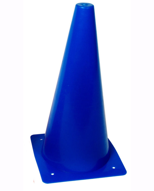 Конус разметочный KR-20 размер h-20см синий , пластиковый Спортекс