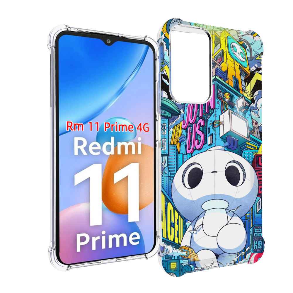 

Чехол MyPads FaceU для Xiaomi Redmi 11 Prime 4G, Прозрачный, Tocco