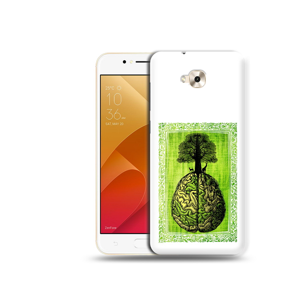 

Чехол MyPads Tocco для Asus ZenFone Live (ZB501KL) абстракция здоровый мозг, Tocco