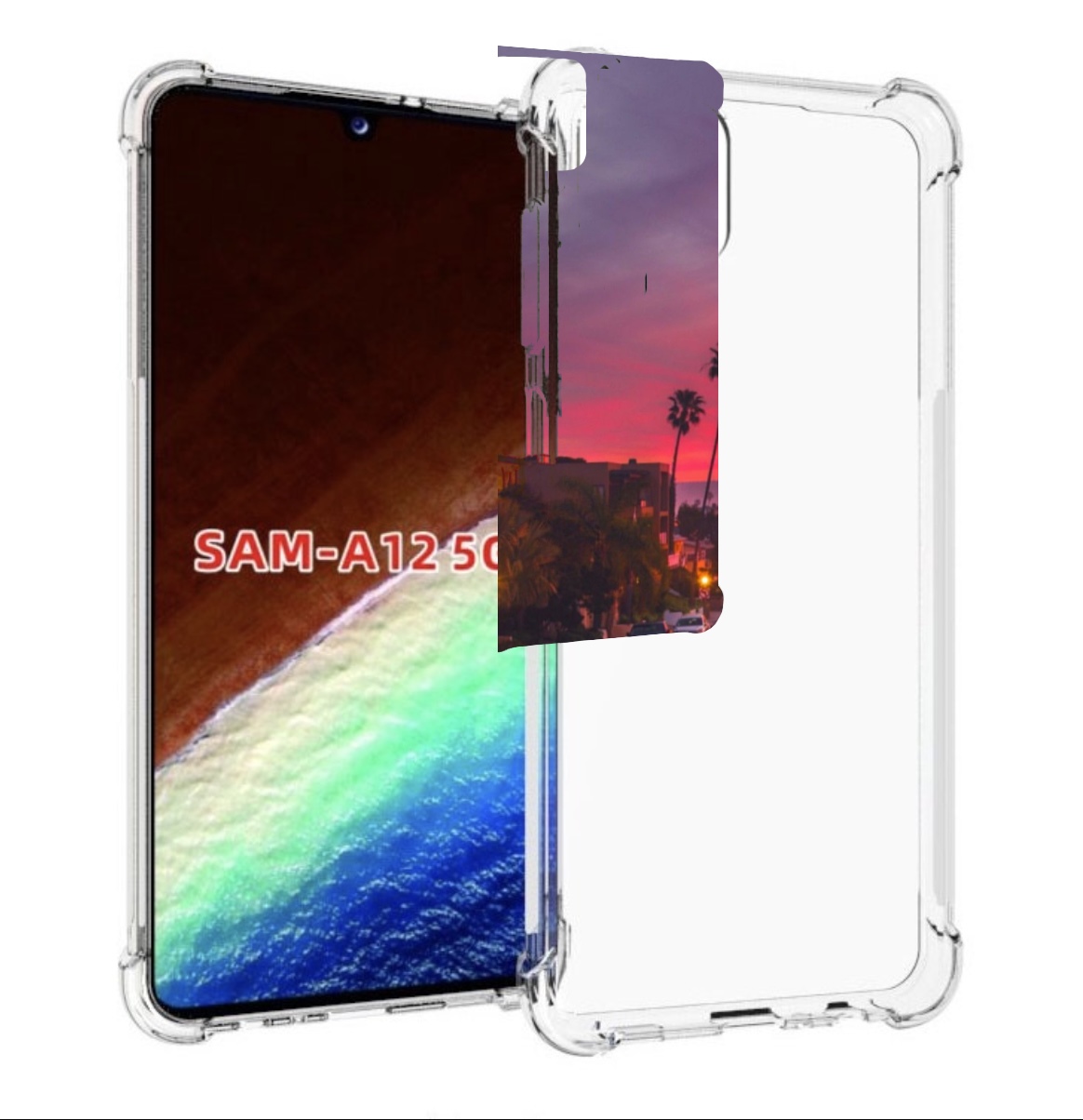 

Чехол MyPads красивая дорога америки для Samsung Galaxy A12 (SM-A125F) 2020/21, Прозрачный, Tocco