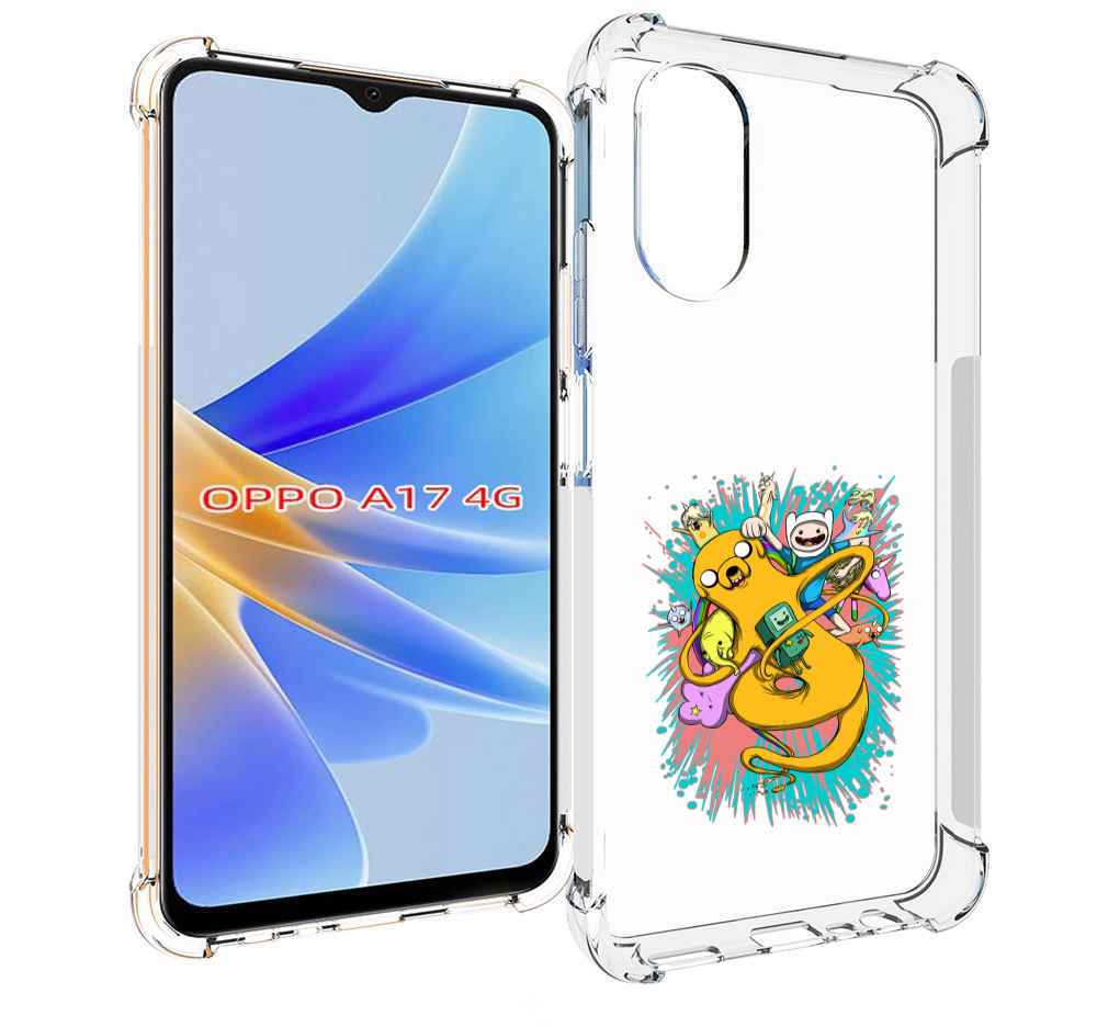 

Чехол MyPads время приключений рисунок для OPPO A17, Прозрачный, Tocco