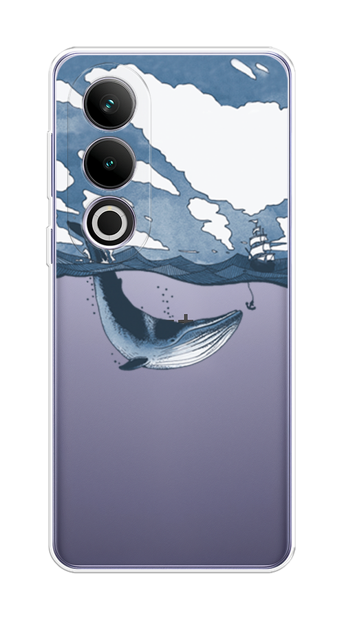 

Чехол на OnePlus Ace 3V "Большой кит", Синий, 154850-1