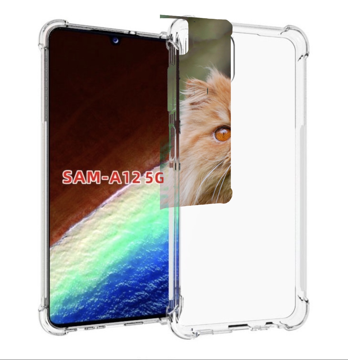 Чехол MyPads кошка персидская для Samsung Galaxy A12 (SM-A125F) 2020/21/A12 Nacho SM-A127F